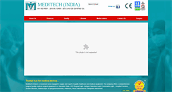 Desktop Screenshot of meditech-india.com